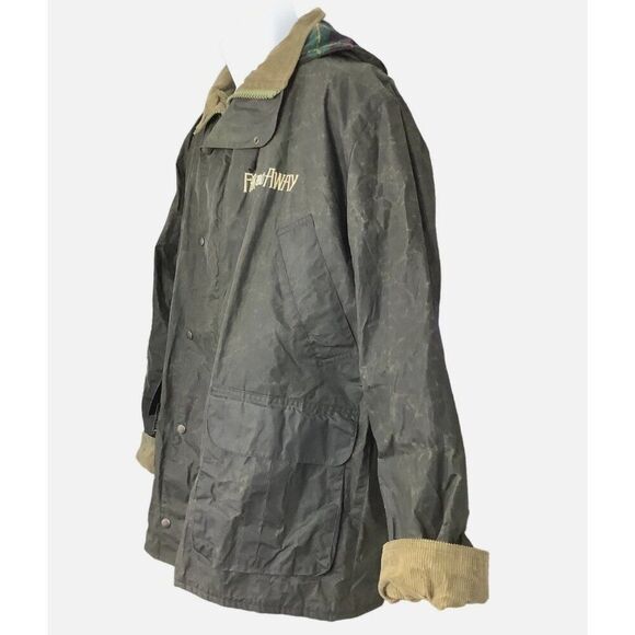 VTG FAR AND AWAY Cast Crew Gift Irish Waxed Utility Jacket GLANDORE Tom Cruise M - Picture 2 of 11